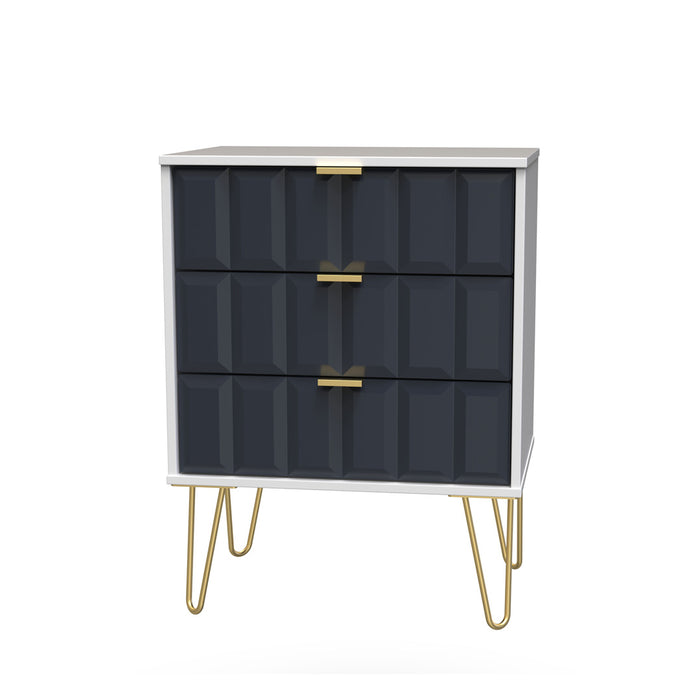 Welcome Furniture Cube 3 Drawer Midi Chest