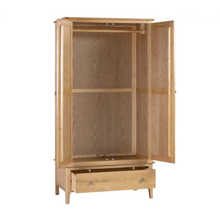 Julian Bowen Cotswold 2 Door 1 Drawer Wardrobe