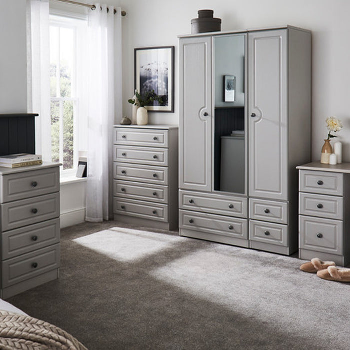 Welcome Furniture Pembroke 2'6 Mirror Wardrobe