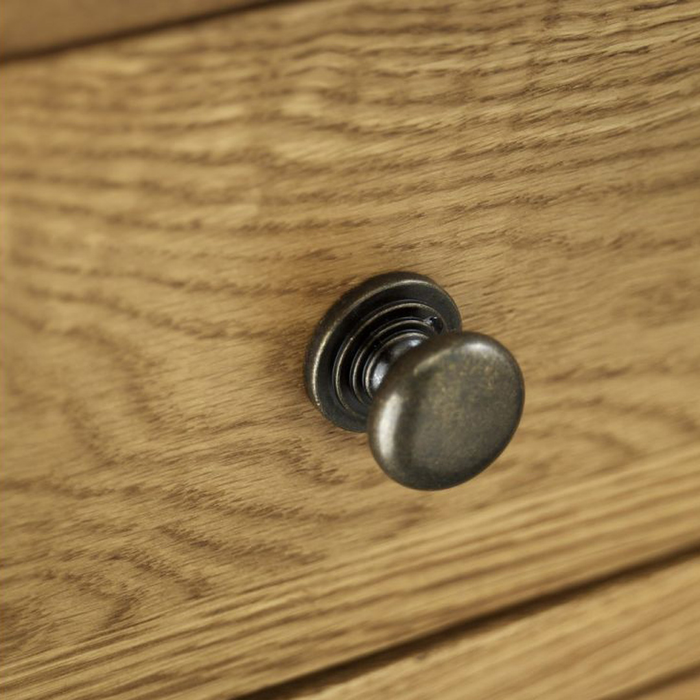 Julian Bowen Marlborough 3 Drawer Bedside Locker Oak The Bed