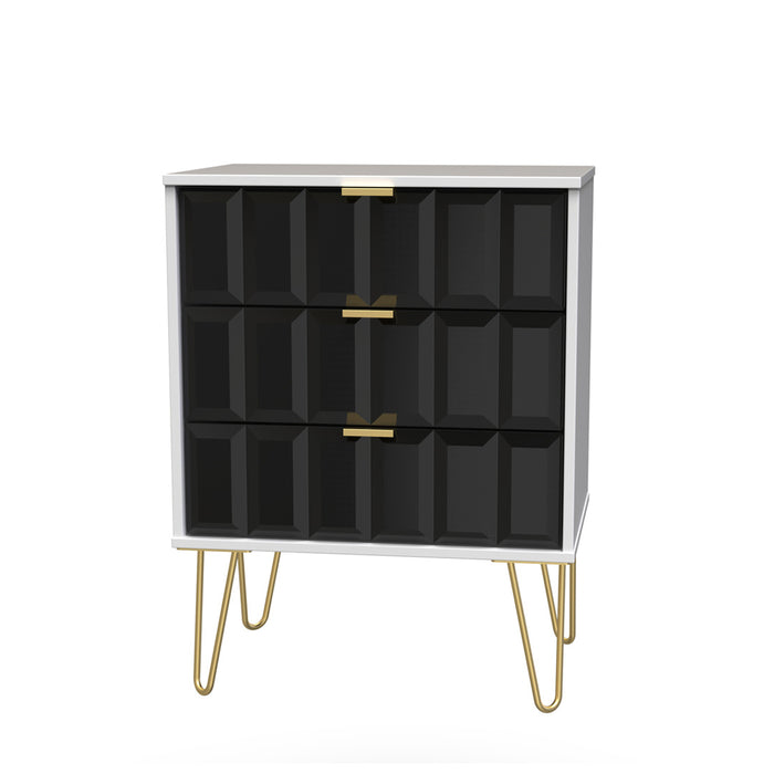 Welcome Furniture Cube 3 Drawer Midi Chest