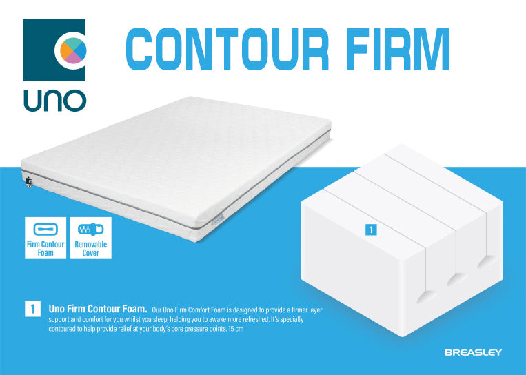 Breasley Foam Contour Firm Mattress Small Double Size