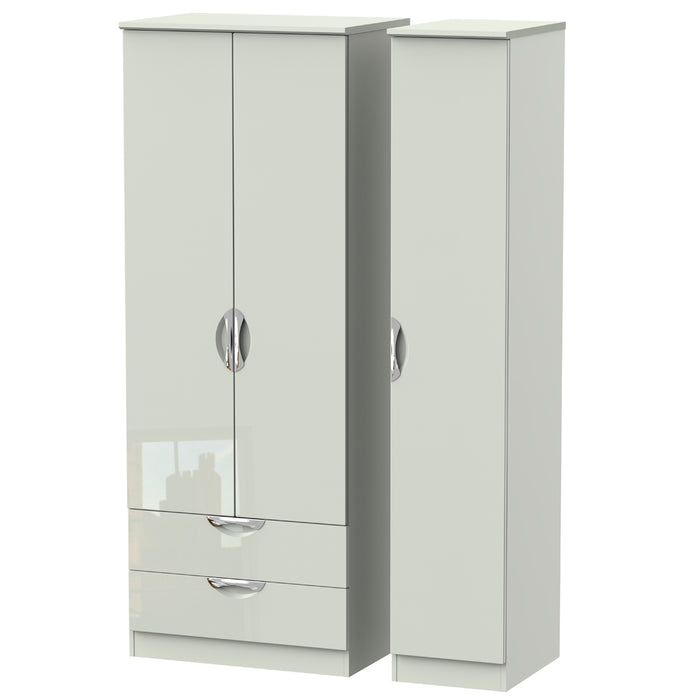 Welcome Furniture Camden Tall Triple 2 Drawer Robe